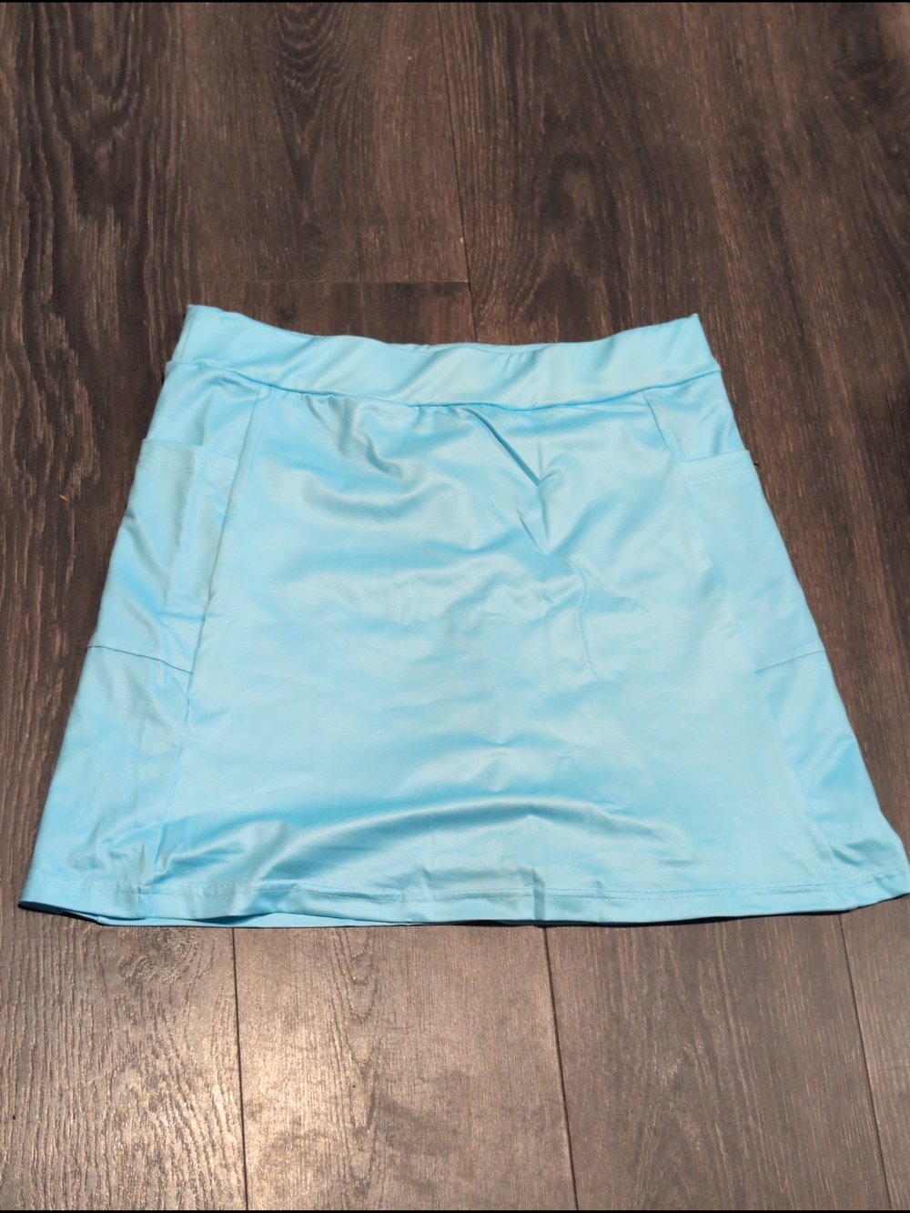 Light Blue A-Line Active Skort - Unbranded